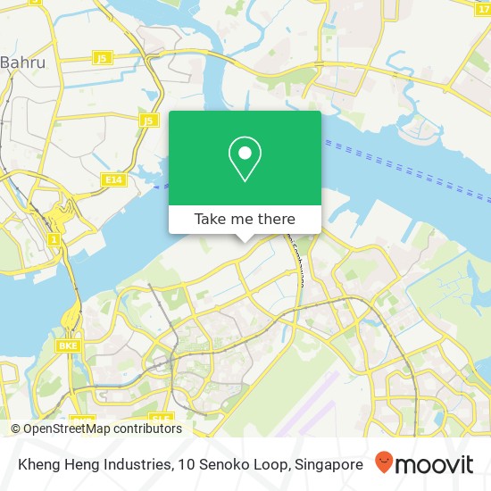 Kheng Heng Industries, 10 Senoko Loop地图