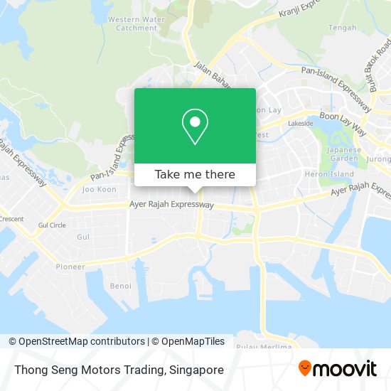 Thong Seng Motors Trading map