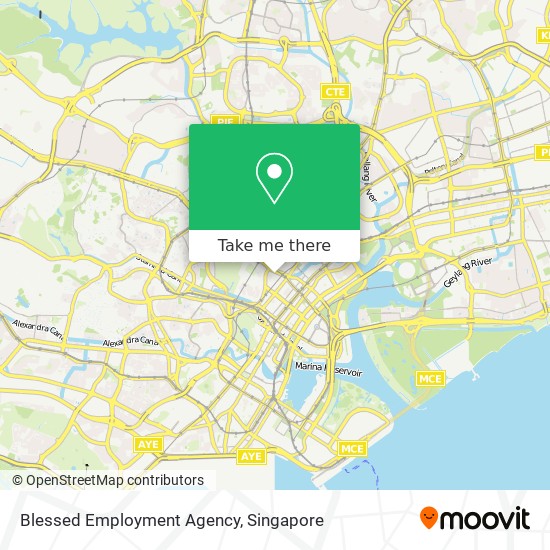 Blessed Employment Agency map