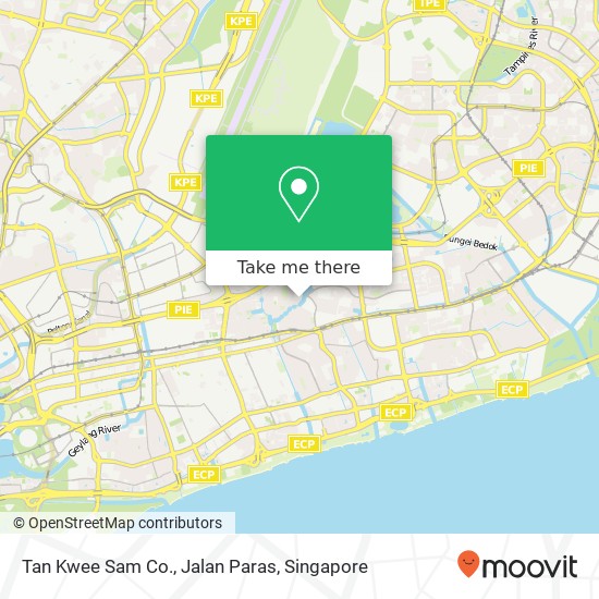 Tan Kwee Sam Co., Jalan Paras地图