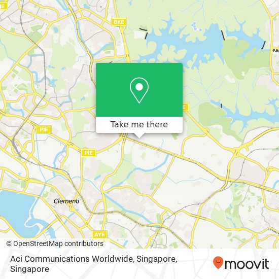 Aci Communications Worldwide, Singapore map