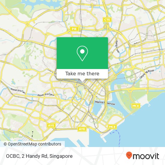 OCBC, 2 Handy Rd地图