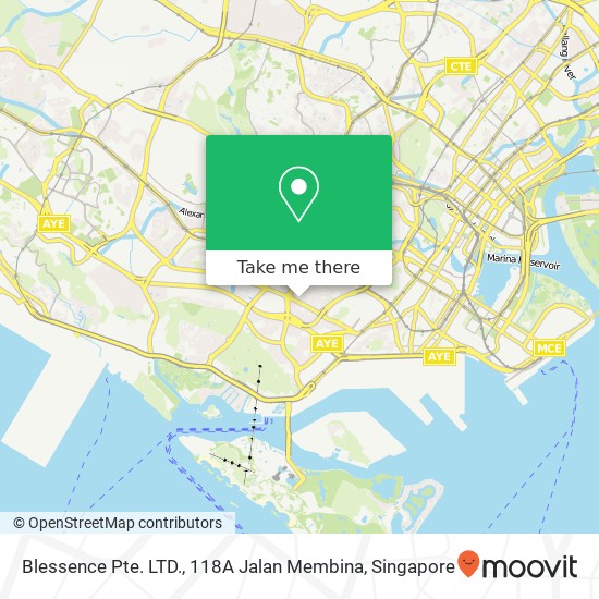 Blessence Pte. LTD., 118A Jalan Membina map