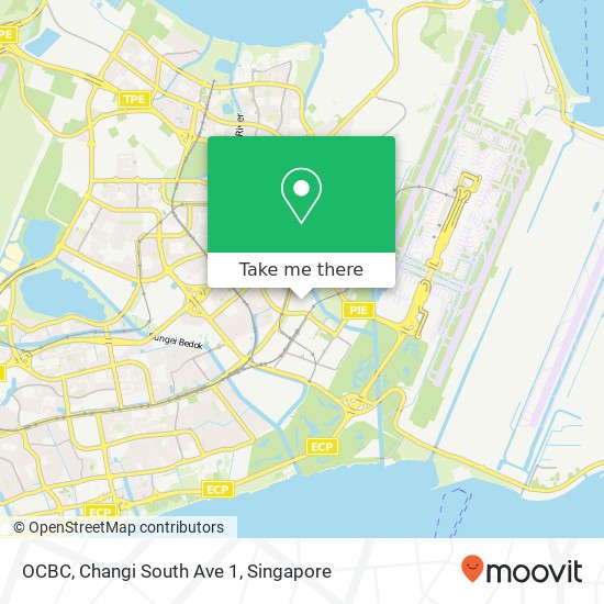 OCBC, Changi South Ave 1 map