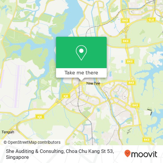 She Auditing & Consulting, Choa Chu Kang St 53 map