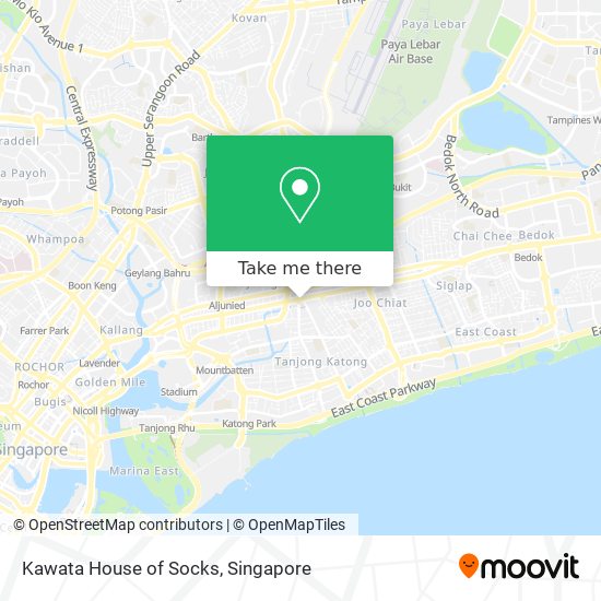 Kawata House of Socks map