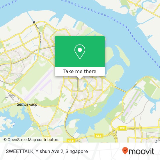 SWEETTALK, Yishun Ave 2地图