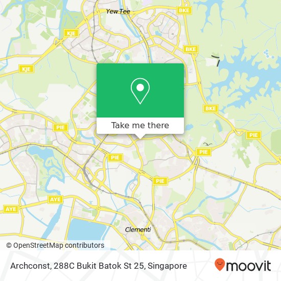 Archconst, 288C Bukit Batok St 25地图