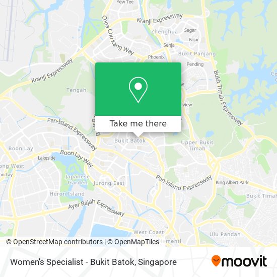 Women's Specialist - Bukit Batok map