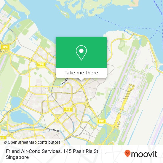 Friend Air-Cond Services, 145 Pasir Ris St 11地图