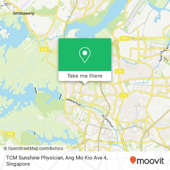 TCM Sunshine Physician, Ang Mo Kio Ave 4地图