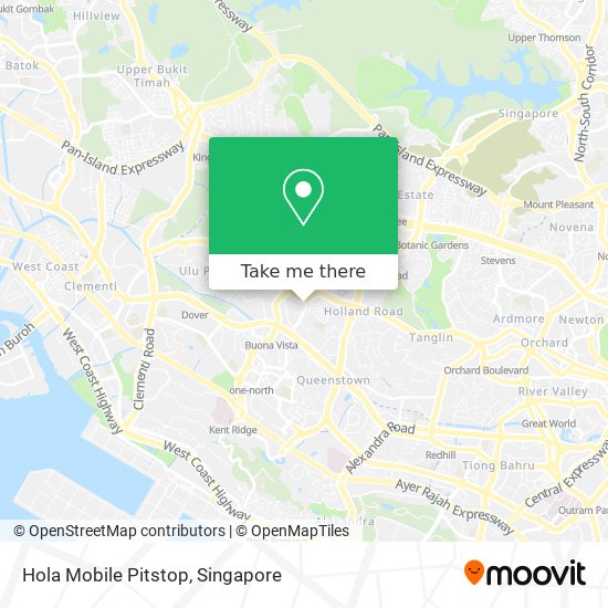 Hola Mobile Pitstop map