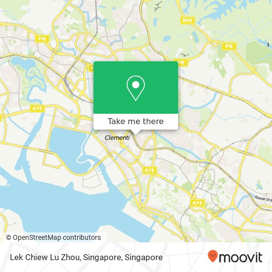 Lek Chiew Lu Zhou, Singapore map