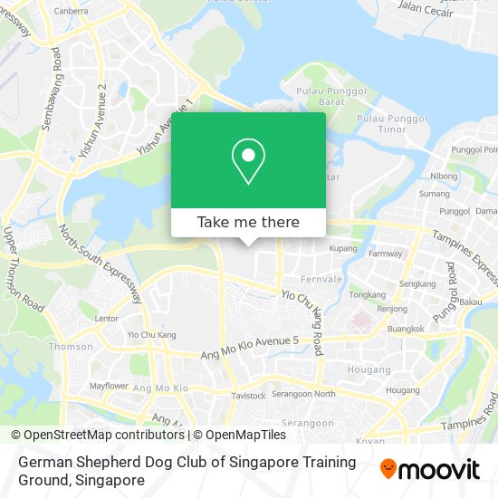 German Shepherd Dog Club of Singapore Training Ground map