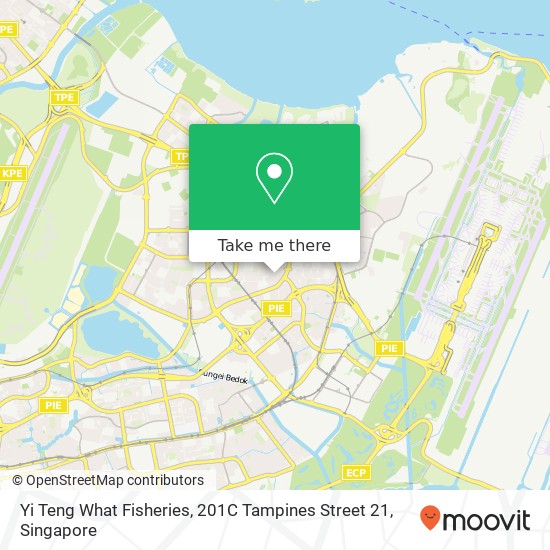 Yi Teng What Fisheries, 201C Tampines Street 21地图