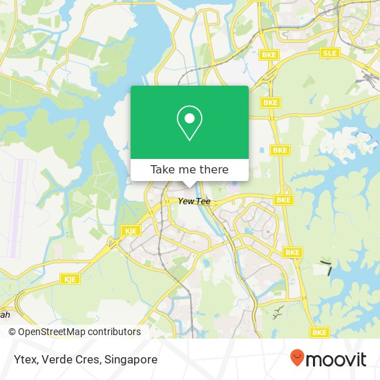 Ytex, Verde Cres map