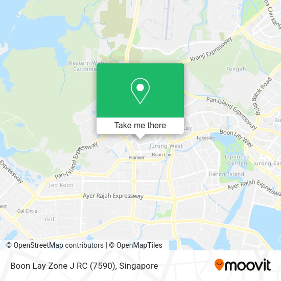 Boon Lay Zone J RC (7590) map