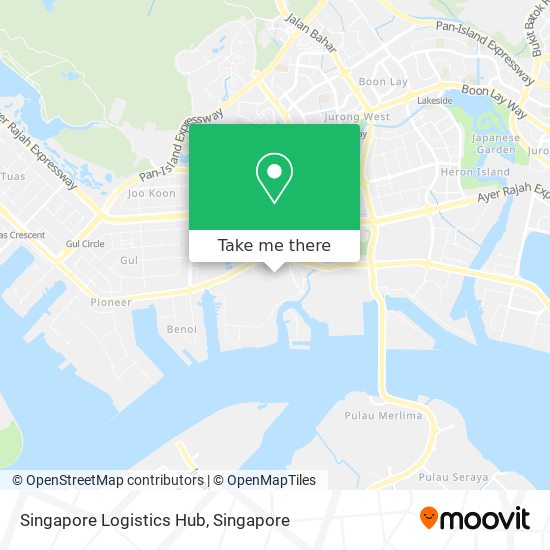 Singapore Logistics Hub map