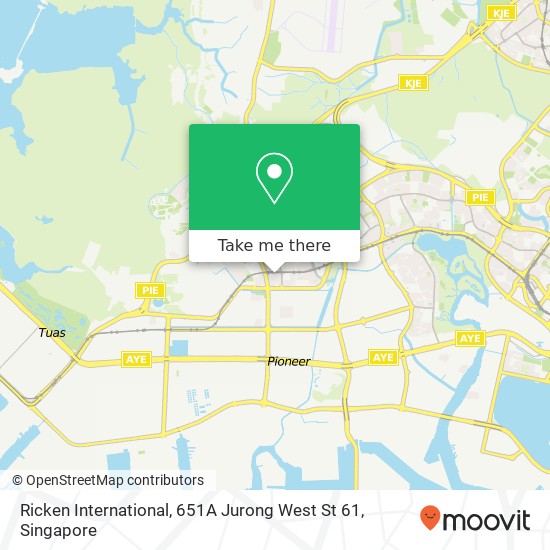 Ricken International, 651A Jurong West St 61 map