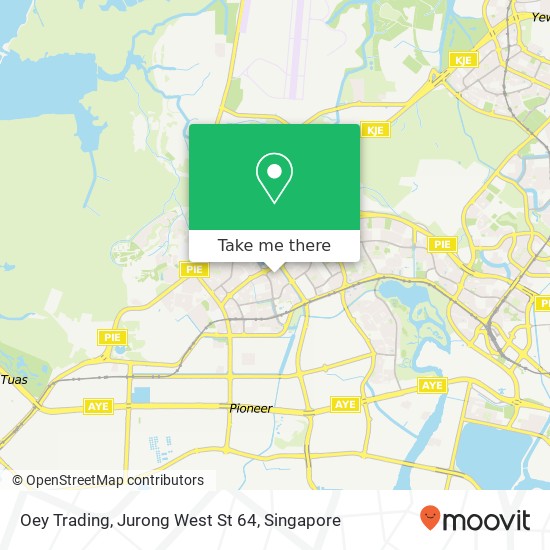 Oey Trading, Jurong West St 64 map