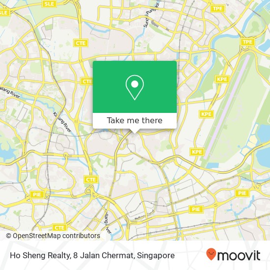 Ho Sheng Realty, 8 Jalan Chermat map