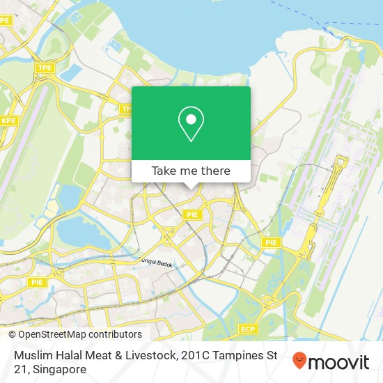 Muslim Halal Meat & Livestock, 201C Tampines St 21 map