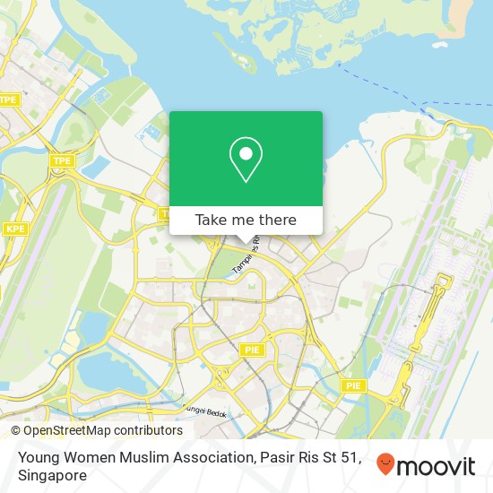 Young Women Muslim Association, Pasir Ris St 51地图