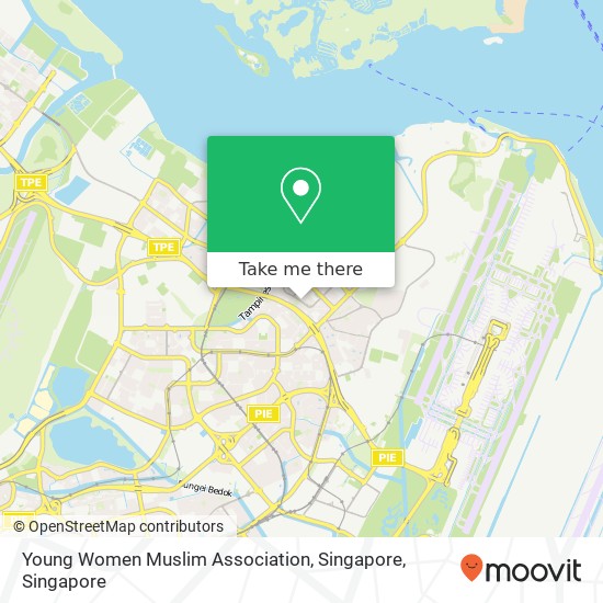 Young Women Muslim Association, Singapore map