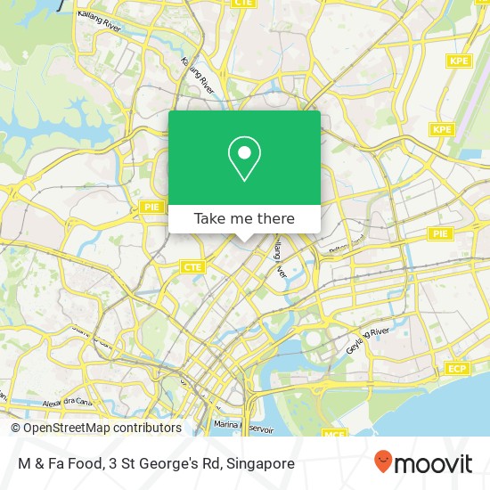 M & Fa Food, 3 St George's Rd地图