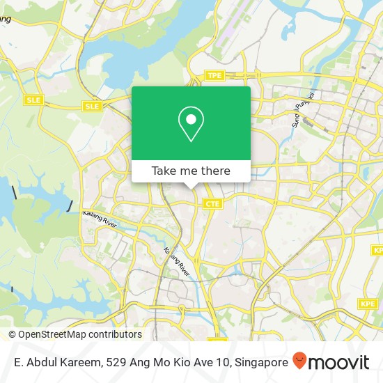 E. Abdul Kareem, 529 Ang Mo Kio Ave 10地图