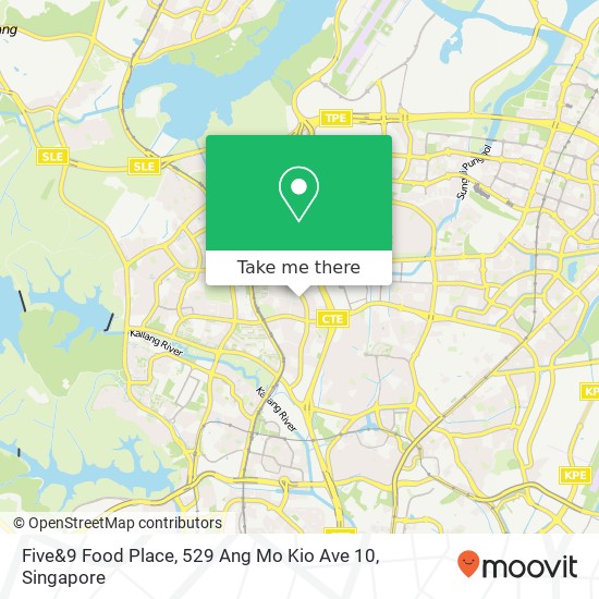 Five&9 Food Place, 529 Ang Mo Kio Ave 10地图