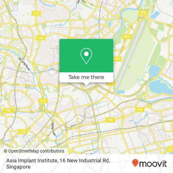 Asia Implant Institute, 16 New Industrial Rd map