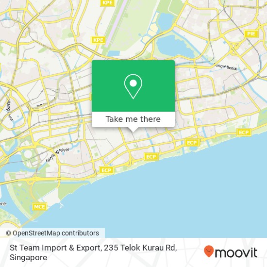 St Team Import & Export, 235 Telok Kurau Rd地图