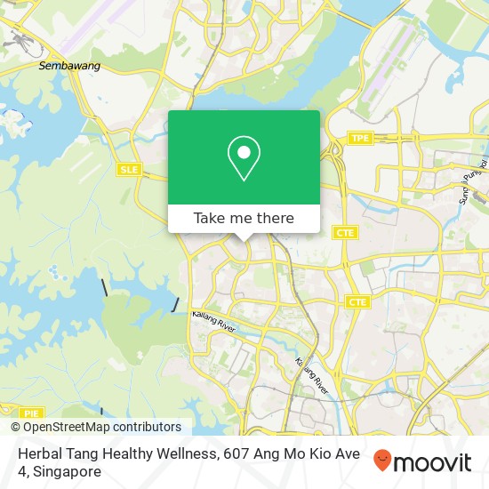 Herbal Tang Healthy Wellness, 607 Ang Mo Kio Ave 4 map