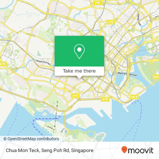 Chua Mon Teck, Seng Poh Rd map