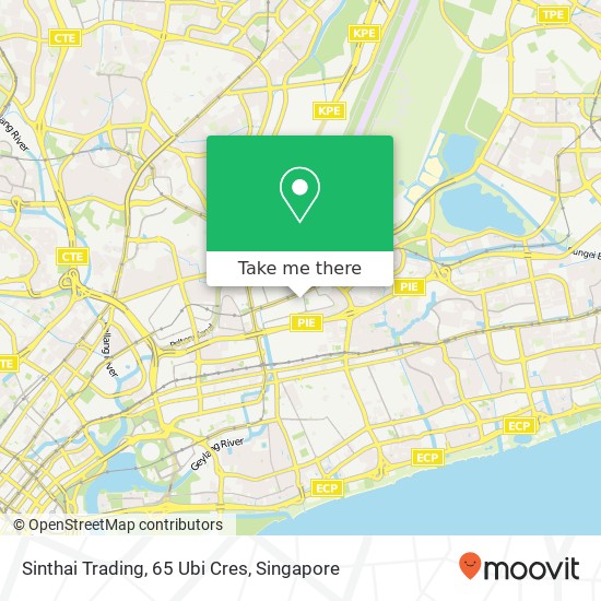 Sinthai Trading, 65 Ubi Cres地图