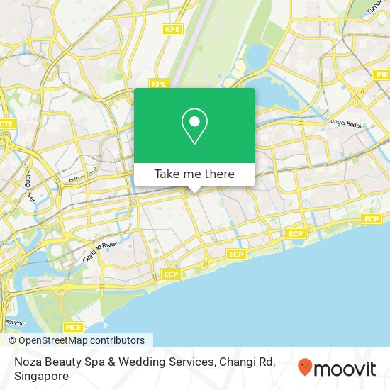 Noza Beauty Spa & Wedding Services, Changi Rd map