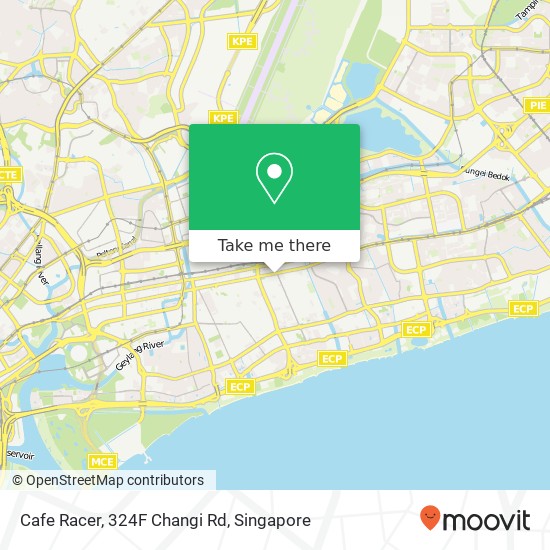Cafe Racer, 324F Changi Rd map