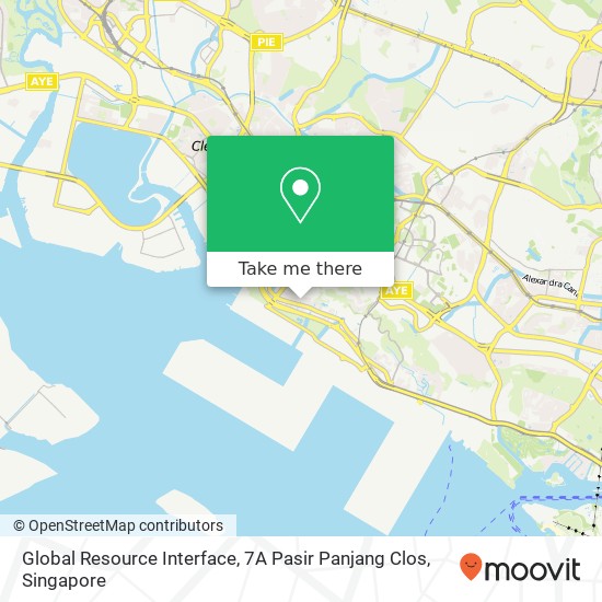Global Resource Interface, 7A Pasir Panjang Clos map
