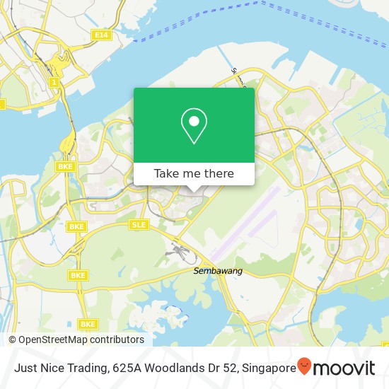 Just Nice Trading, 625A Woodlands Dr 52地图