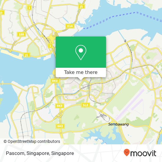 Pascom, Singapore map