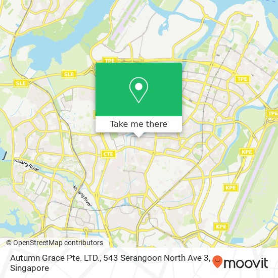 Autumn Grace Pte. LTD., 543 Serangoon North Ave 3地图