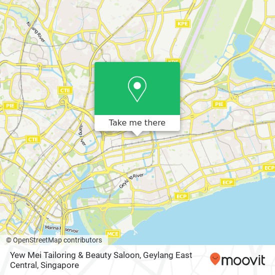 Yew Mei Tailoring & Beauty Saloon, Geylang East Central map