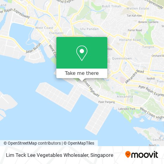 Lim Teck Lee Vegetables Wholesaler map