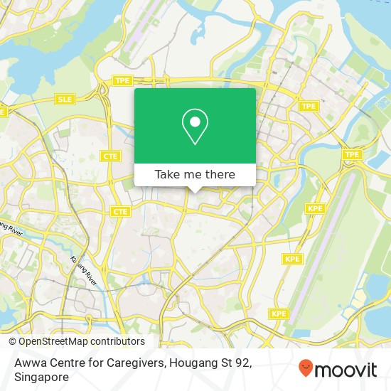 Awwa Centre for Caregivers, Hougang St 92 map