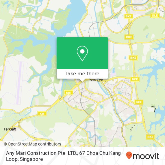 Any Mari Construction Pte. LTD., 67 Choa Chu Kang Loop地图