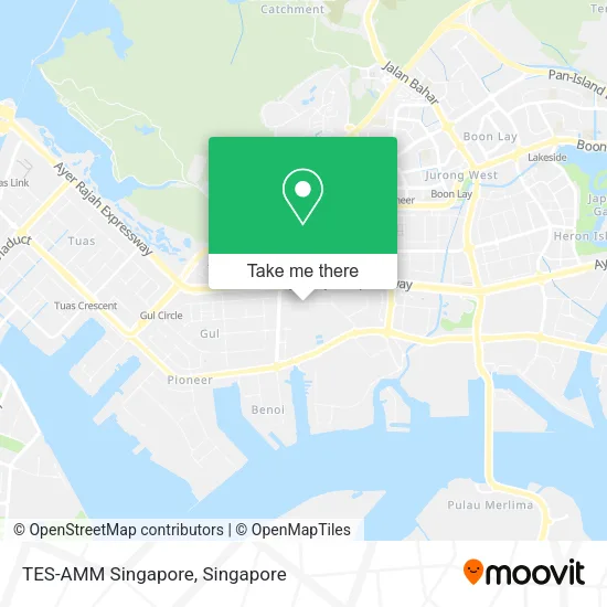 TES-AMM Singapore map