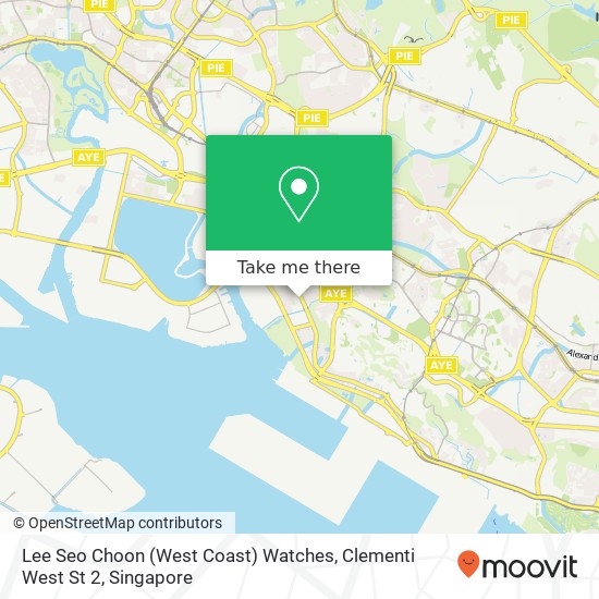 Lee Seo Choon (West Coast) Watches, Clementi West St 2 map