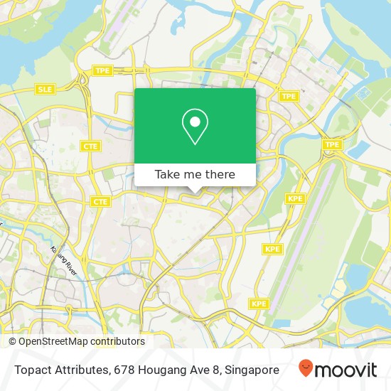 Topact Attributes, 678 Hougang Ave 8地图