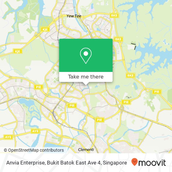 Anvia Enterprise, Bukit Batok East Ave 4地图